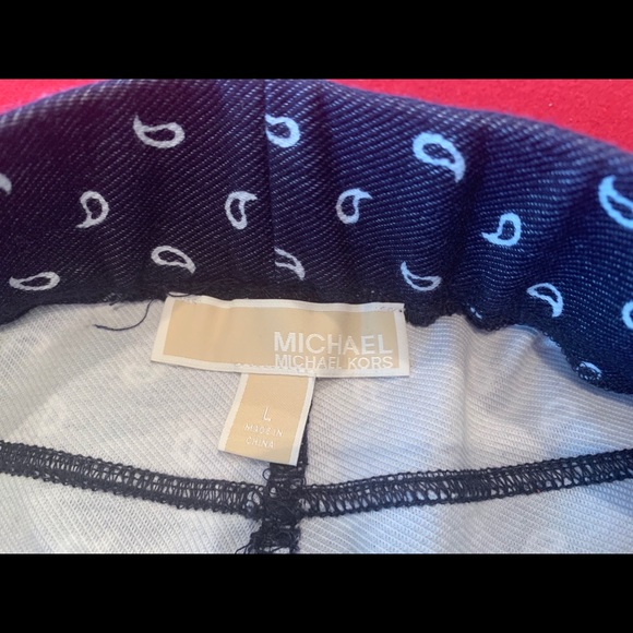 Michael Kors paisley print stretch ankle pants - Picture 5 of 6